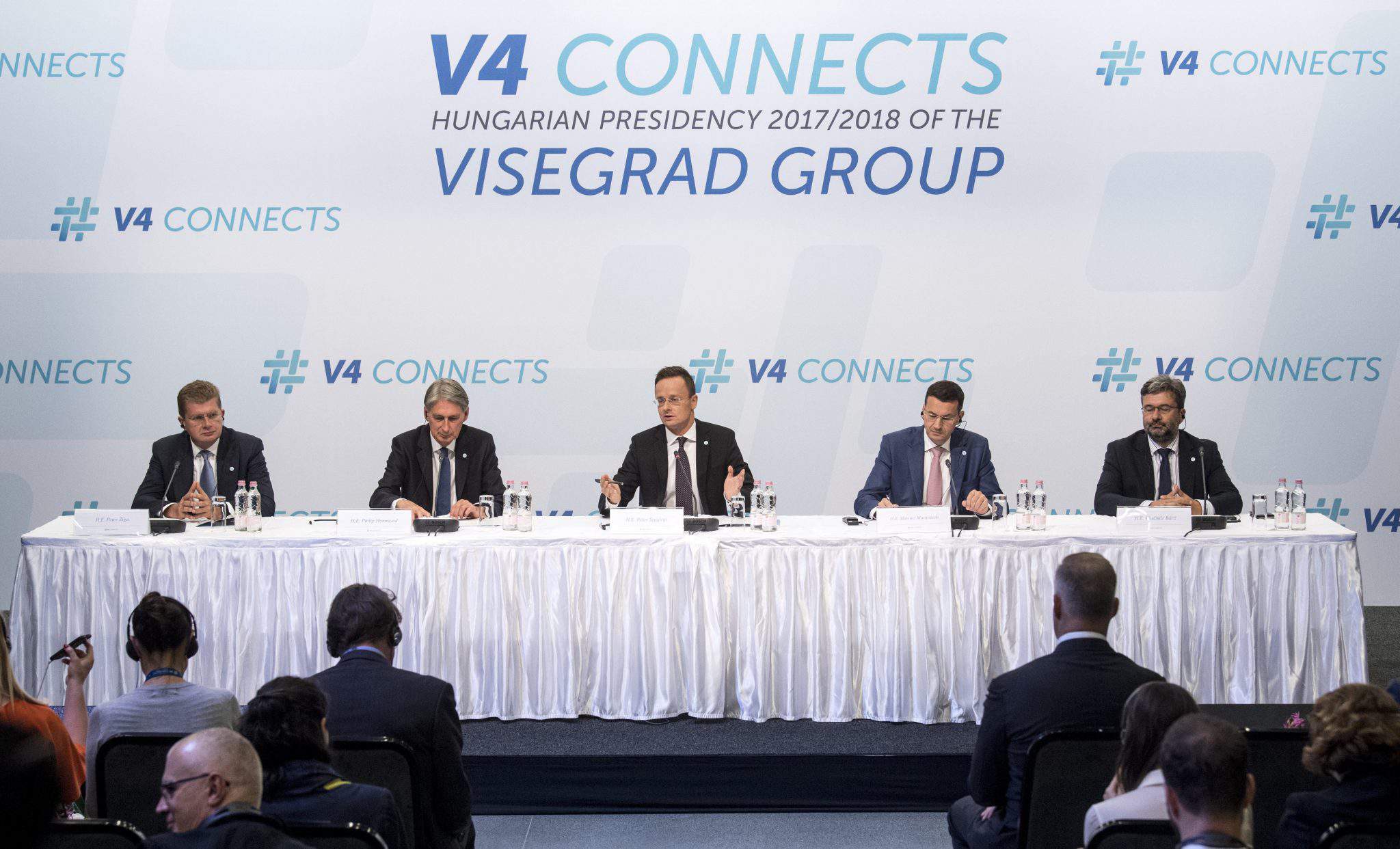 Visegrad Group Foreign Ministers And British Finance Minister Hold Talks In Budapest Daily