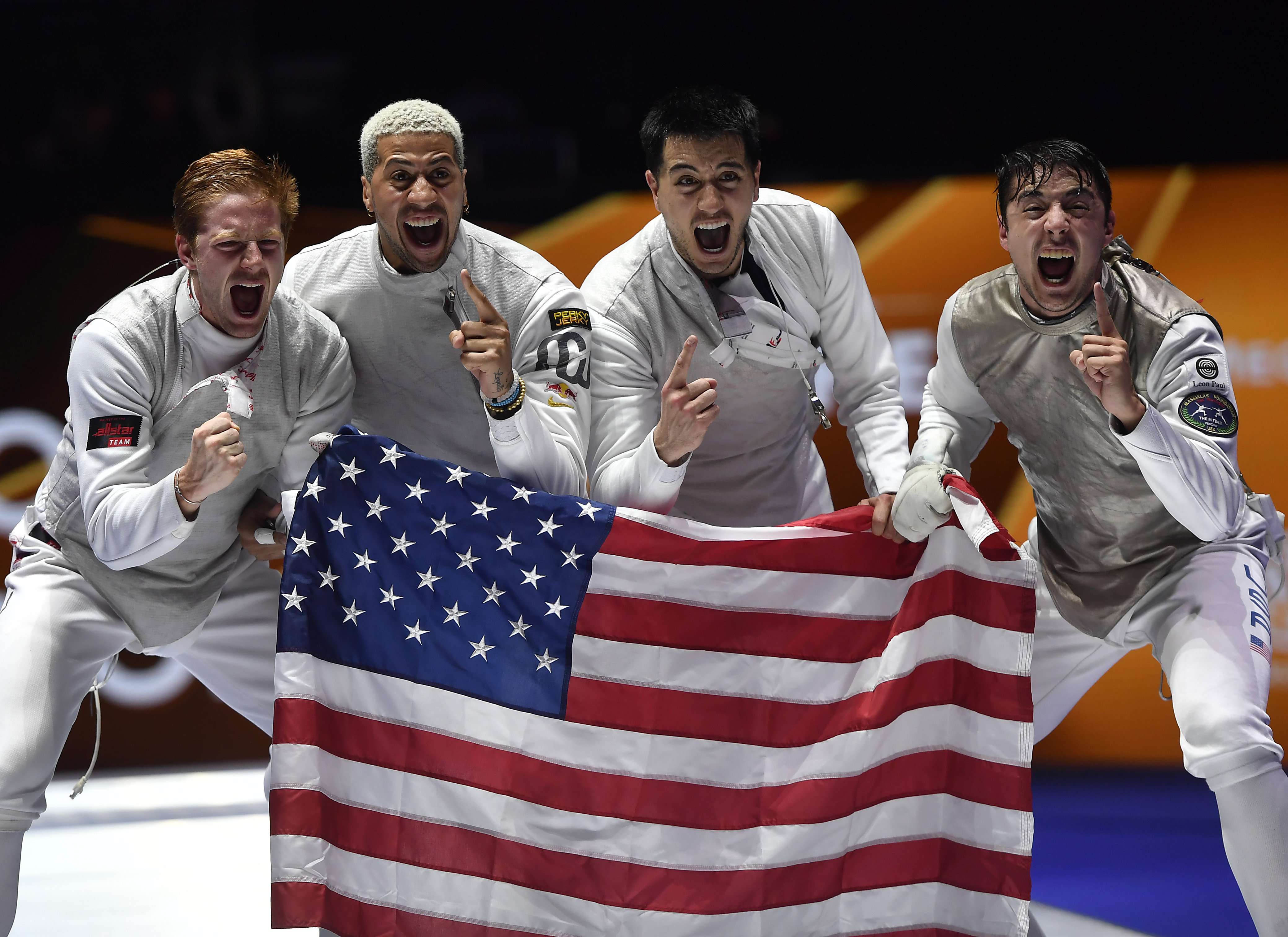 Fencing Men's foil team United States wins gold Photos Daily