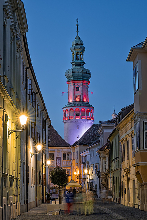 Sopron Tűztorony Nacht