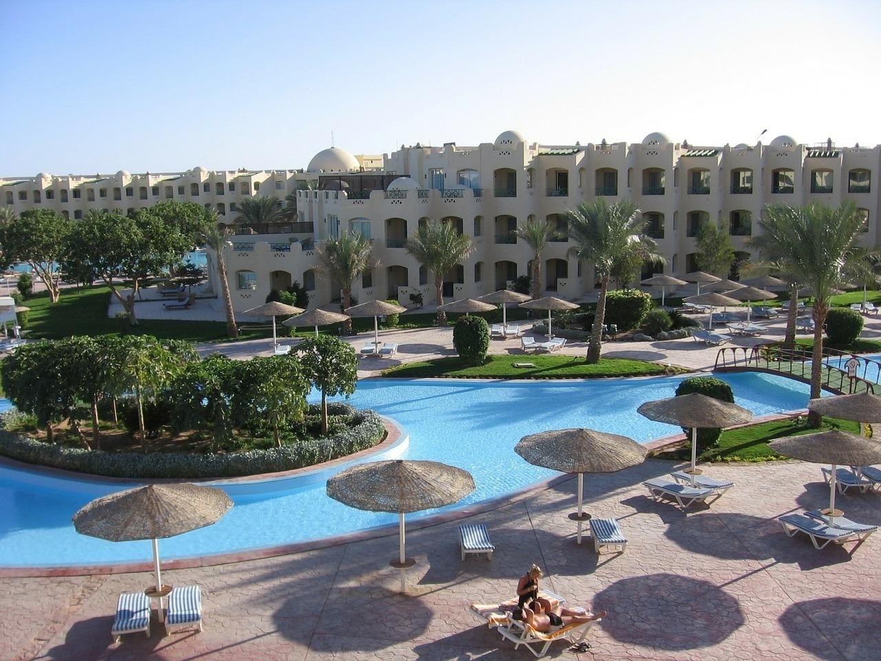 hotelový resort Hurghada egypt