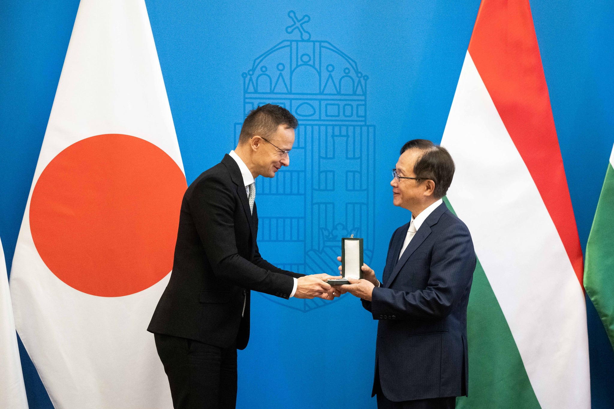 Japanese business federation leader has been awarded the Order of Merit ...