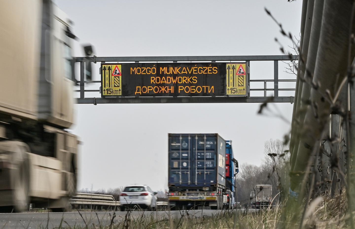 tráfico por autopista Hungría