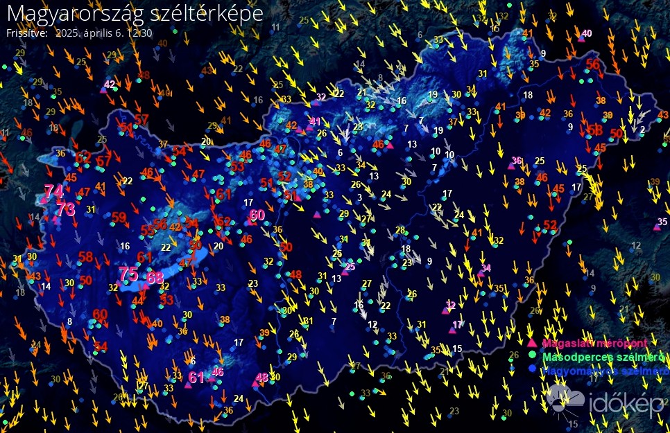 Arctic air mass brings winter cold in Hungary