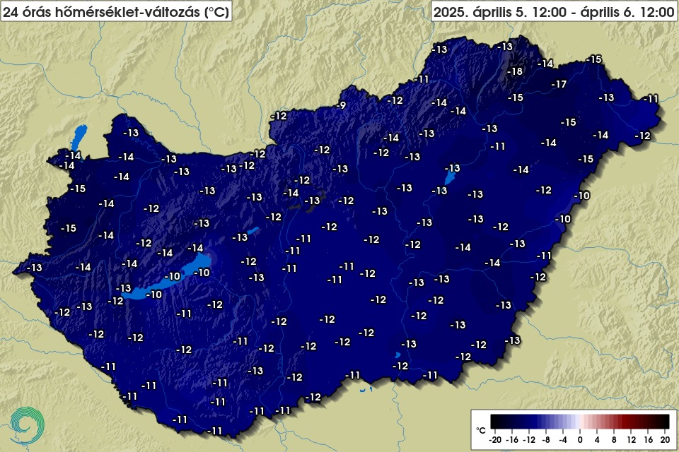 Arctic air mass brings winter cold in Hungary
